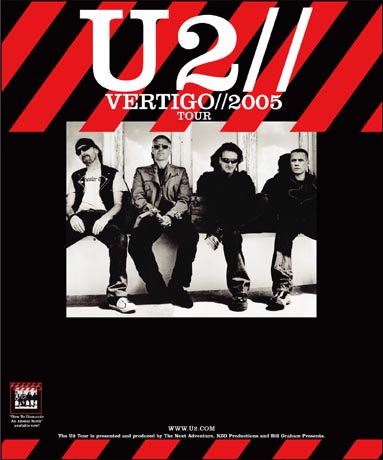 Vertigo Tour Poster